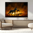 Horse Wall Art Canvas Print, Multi Panel Animal Canvas Print