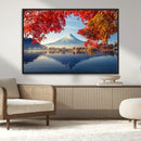 Mount Fuji Canvas Wall Art Japan Autumn Mountain Canvas