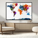 World Map Canvas Print – Detailed Map of the World Wall Art by MyGreatCanvas | Canvas Wall Art Prints | Photo Prints & Wall Decor