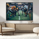 American Football Playing Wall Art Canvas Print by MyGreatCanvas | Canvas Wall Art Prints | Photo Prints & Wall Decor