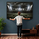 American Football Stadium Wall Art Canvas Print, Stadium