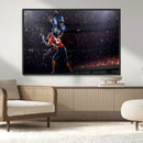 American Football Wall Art Canvas Print, Stadium Sport Wall
