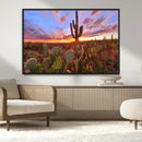 Arizona Desert Wall Art Canvas Print - Framed Deser Sunset by MyGreatCanvas | Canvas Wall Art Prints | Photo Prints & Wall Decor