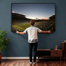 Oregon Ducks Football Team Print - Eugene Autzen Stadium