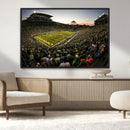 Oregon Stadium Canvas Wall Art - Captivating Game Day Scene