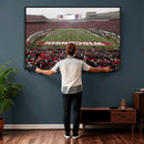 Wisconsin Badgers Team Print Canvas - Madison Camp Randall