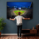 Truist Park Night Game Canvas Art - Atlanta Braves Stadium
