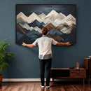 Wood Mountain Wall Art | Mountain Canvas Print Wood Decor | by MyGreatCanvas | Canvas Wall Art Prints | Photo Prints & Wall Decor