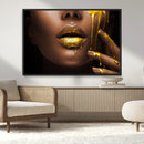 African American Art Black Woman Canvas Print, African Wall