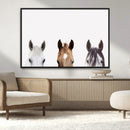 Horse Prints Set, Set of 3 Horse Wall Art, Horses Portraits, by MyGreatCanvas | Canvas Wall Art Prints | Photo Prints & Wall Decor
