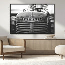 Vintage Farmall Tractor Wall Art Canvas Print, Rustic
