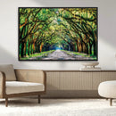 Serene Tree Tunnel Wall Art Canvas Print – Pathway Under by MyGreatCanvas | Canvas Wall Art Prints | Photo Prints & Wall Decor