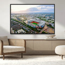 Old Trafford Manchester United Stadium Wall Art Canvas Print