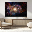 Nebula and Galaxies in Space Wall Art Canvas Print, Spiral