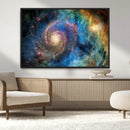 Spiral Galaxy Wall Art Canvas Print