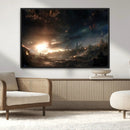 Avengers Planet Wall Art Canvas Print