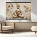 Serene Buddha Wall Art | Yoga Room Decor and Meditation Wall
