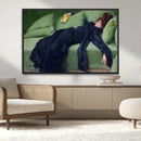 Decadent Girl by Ramon Casas Wall Art Canvas Print, Framed