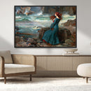 Miranda by the Shore Wall Art Canvas Print – Tempest Scene by MyGreatCanvas | Canvas Wall Art Prints | Photo Prints & Wall Decor