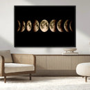 Phases of the Moon Wall Art | Canvas Print for Modern Wall by MyGreatCanvas | Canvas Wall Art Prints | Photo Prints & Wall Decor