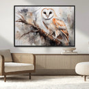 Barn Owl Wall Art | Watercolor Barn Owl Canvas Print | by MyGreatCanvas | Canvas Wall Art Prints | Photo Prints & Wall Decor