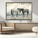 Chines Style Majestic Horses Wall Art | Ready to Hang and