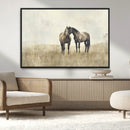 Chines Style Grunge Horses Wall Art Canvas Print by MyGreatCanvas | Canvas Wall Art Prints | Photo Prints & Wall Decor