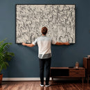 Abstract Horse Sketch Wall Art | Ready to Hang and Framed |