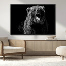 Bear Canvas Print | Wildlife Wall Art for Cabin Decor |