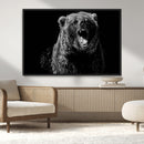 Bear Canvas Print | Wildlife Wall Art for Cabin Decor |