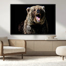 Grizzly Bear Canvas Print | Wildlife Wall Art for Cabin by MyGreatCanvas | Canvas Wall Art Prints | Photo Prints & Wall Decor