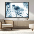 Abstract Jellyfish Canvas Print Wall Art