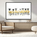 Farmhouse Wall Art Sheep Print | Ready to Hang Framed Canvas by MyGreatCanvas | Canvas Wall Art Prints | Photo Prints & Wall Decor