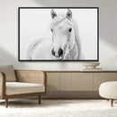 Majestic White Horse Wall Art | Ready to Hang and Framed |