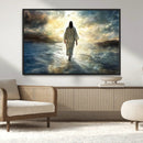 Jesus Walking on Water Wall Art | Canvas Print | Ready to