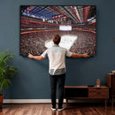 Barton Malow Little Caesars Arena Detroit Wall Art Canvas