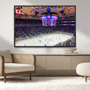 Madison New York Rangers Hockey Stadium Wall Art Canvas