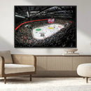 Vaudoise Lausanne Ice Hockey Arena Stadium Wall Art Canvas,