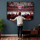 Carolina Hurricanes Ice Hockey Stadium Wall Art, Carolina