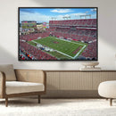 Florida Tampa Raymond James Stadium Wall Art Canvas Print -