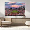 Carter-Finley Stadium Art Sunset Game Triple Canvas Wall Art by MyGreatCanvas | Canvas Wall Art Prints | Photo Prints & Wall Decor