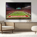 Wisconsin Badgers Football Team Print Canvas- Madison Camp