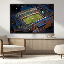 University of North Texas Mean Green Football Artwork,