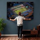 University of North Texas Mean Green Football Artwork,