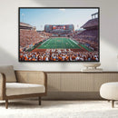 Framed Texas Memorial Stadium Canvas, University of Texas