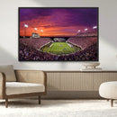 East Carolina University Pirates Football Print Canvas-