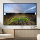 Michigan Stadium Wall Art Canvas Print, Vibrant Game Day by MyGreatCanvas | Canvas Wall Art Prints | Photo Prints & Wall Decor