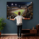 ASU Sun Devils Football Team Print Canvas - Phoenix Mountain