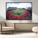 Cincinnati Bearcats Football Team Print - Nippert Stadium Wall Art Canvas Print