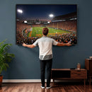 Clemson University Tigers Art Print, Football Team Print -